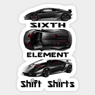 Shift Shirts Sixth Element – Sesto Elemento Inspired Sticker